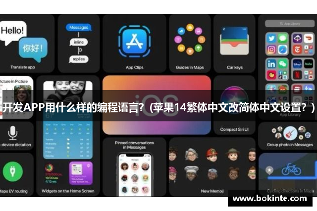 开发APP用什么样的编程语言？(苹果14繁体中文改简体中文设置？)
